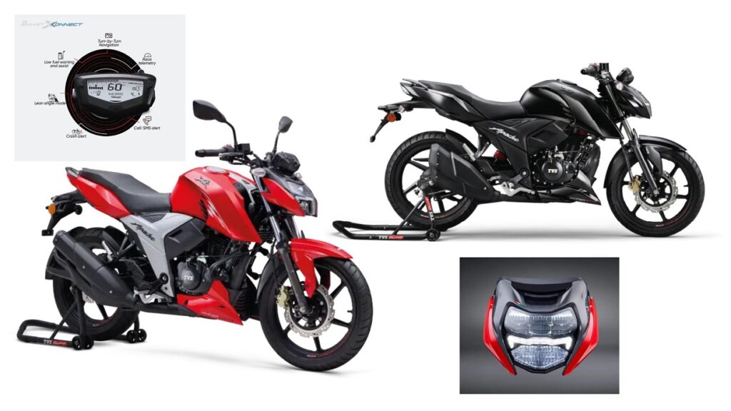 TVS Apache RTR 160 4V: दमदार परफॉर्मन्स आणि अत्याधुनिक तंत्रज्ञान वैशिष्ट्येसह, किंमत पहा! 2 TVS Apache RTR 160 4V