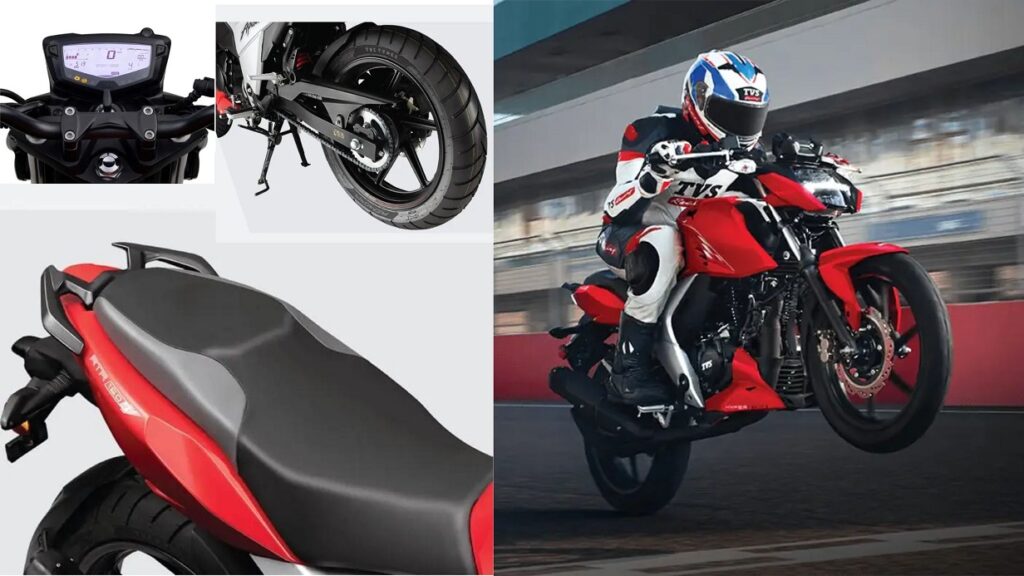 TVS Apache RTR 160 4V: दमदार परफॉर्मन्स आणि अत्याधुनिक तंत्रज्ञान वैशिष्ट्येसह, किंमत पहा! 3 TVS Apache RTR 160 4V