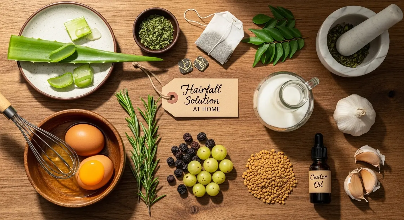 Hairfall Solution at Home