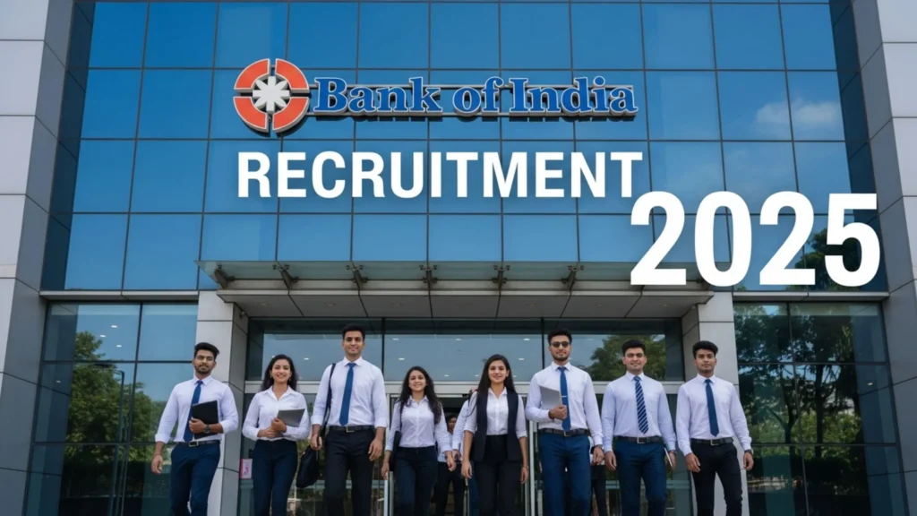Bank of India Recruitment 2025:'बँक ऑफ इंडिया' मध्ये स्पेशलिस्ट ऑफिसर पदांसाठी मोठी भरती; तुमचा अर्ज आजच भरा. 2 Bank of India Recruitment 2025