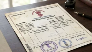 Vertical property card maharashtra