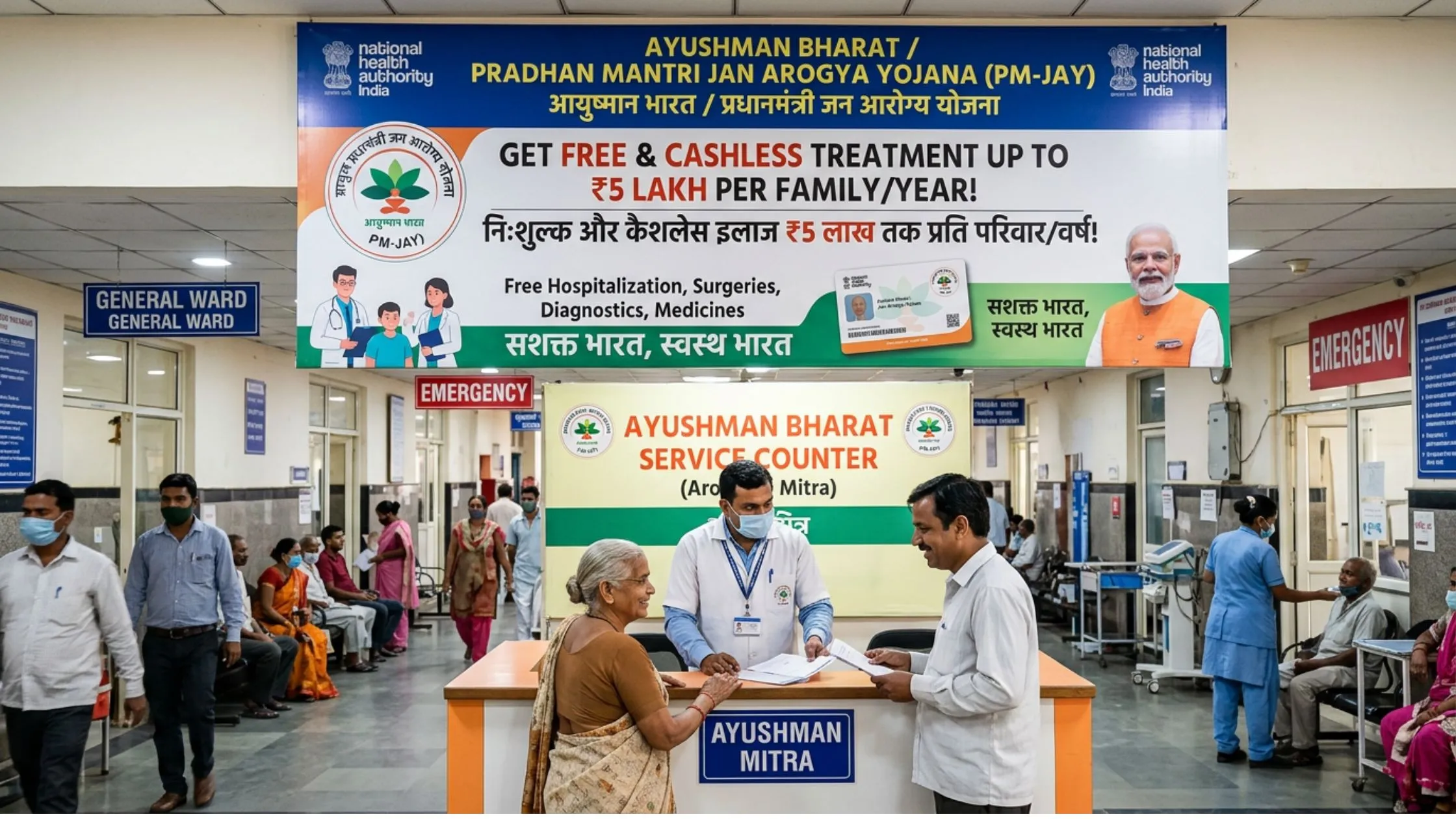 Ayushman bharat card benifits